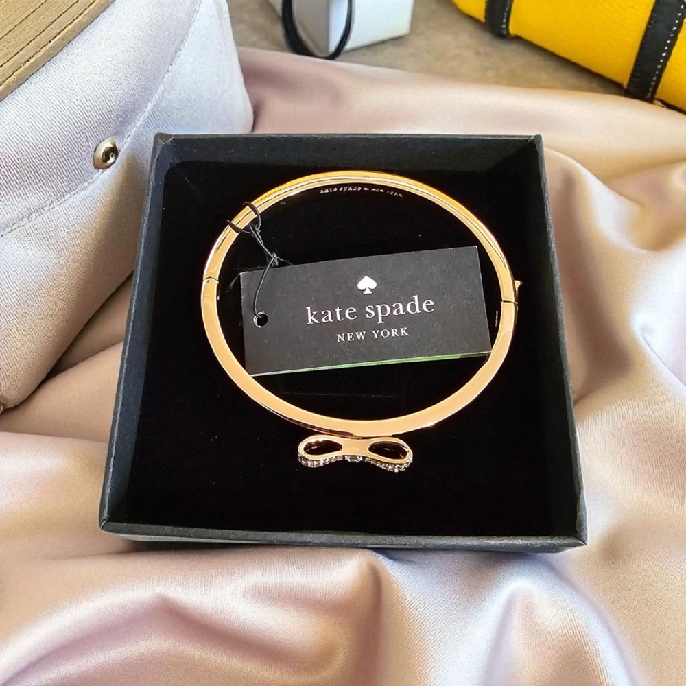Kate Spade Rose Gold Bow Bracelet